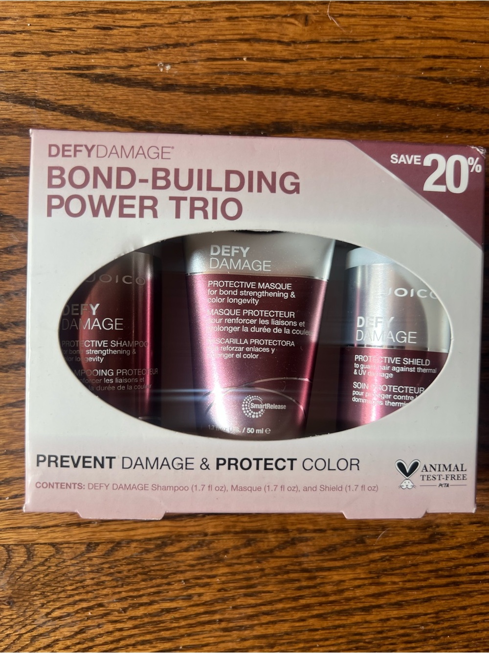 NWT Joico Defy Damage Set - shampoo masque and protective shield